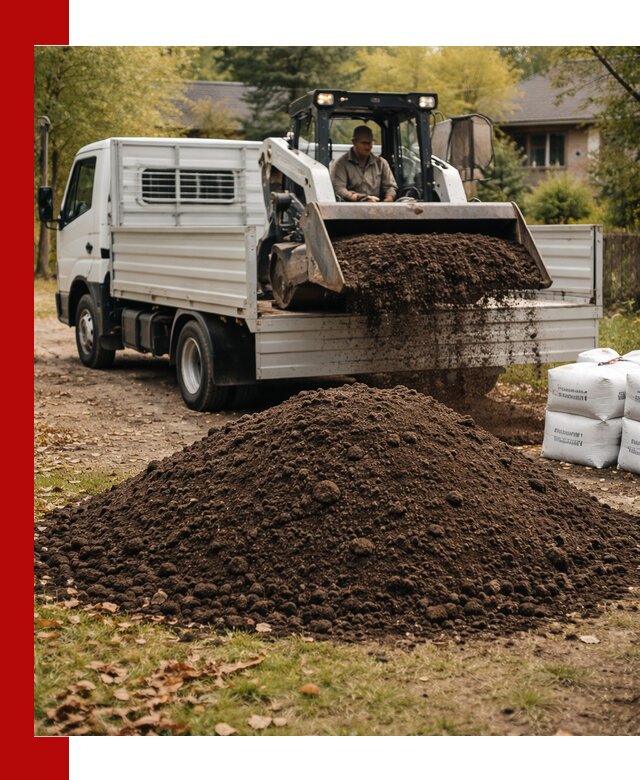Доставка садовой земли в больших объёмах в Киржаче