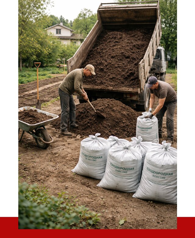 Плодородная смесь в Киржаче от 4330 р./куб с доставкой | ПРОНЕРУДКрж