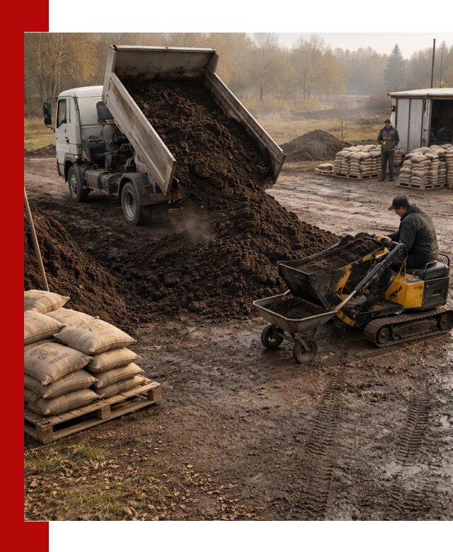 Кислый торф в доставке по выгодным ценам в Киржаче