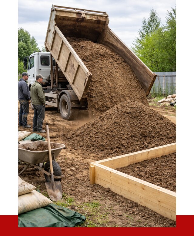 Торфо песчаная смесь в Киржаче с доставкой от 1907 р. | ПРОНЕРУДКрж