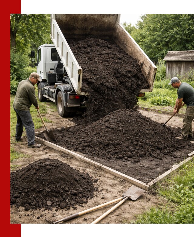 Купить чистый чернозем для огорода с доставкой в Киржаче