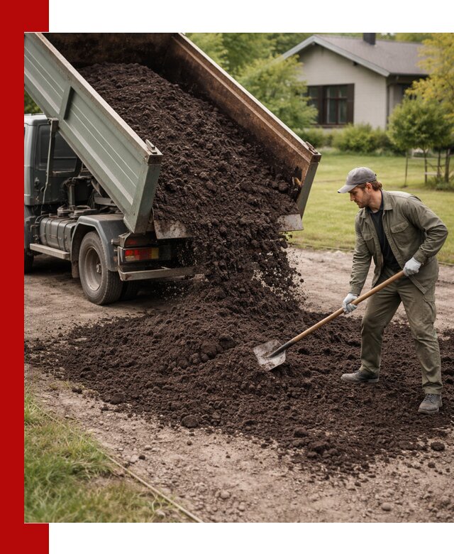 Чернозем для газона с доставкой в Киржаче быстро и качественно