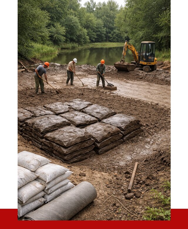 Купить глину для пруда в Киржаче от 4640 р. с доставкой | ПРОНЕРУДКрж