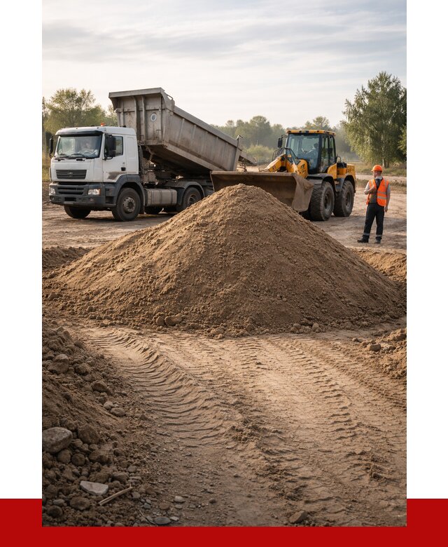 Купить песчаный грунт с доставкой в Киржаче от 4330 р. | ПРОНЕРУДКрж