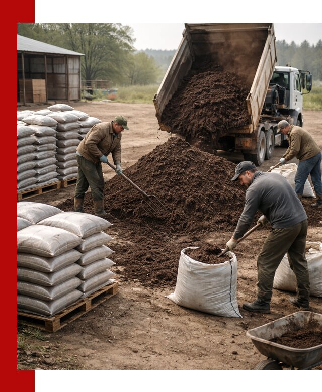 Доставка компоста оптом и в розницу в Киржаче
