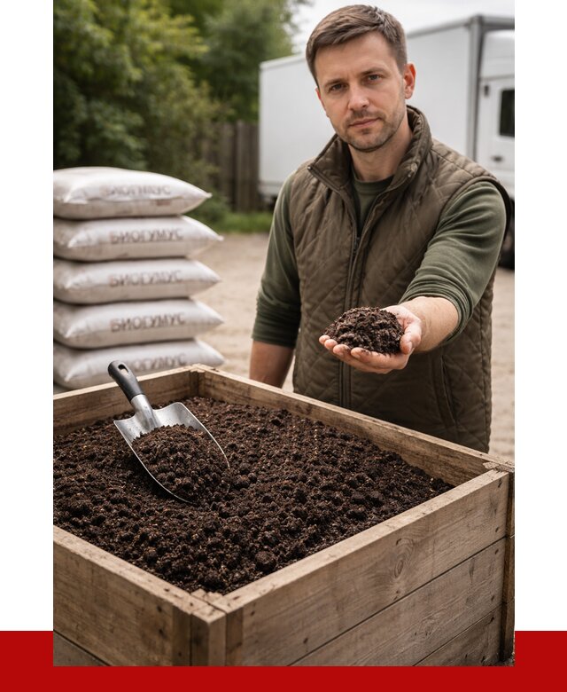 Купить биогумус в Киржаче с доставкой от 8764 р. за куб | ПРОНЕРУДКрж