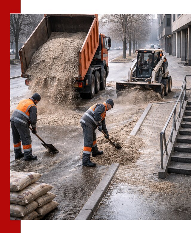 Поставка противогололедных материалов в Киржаче