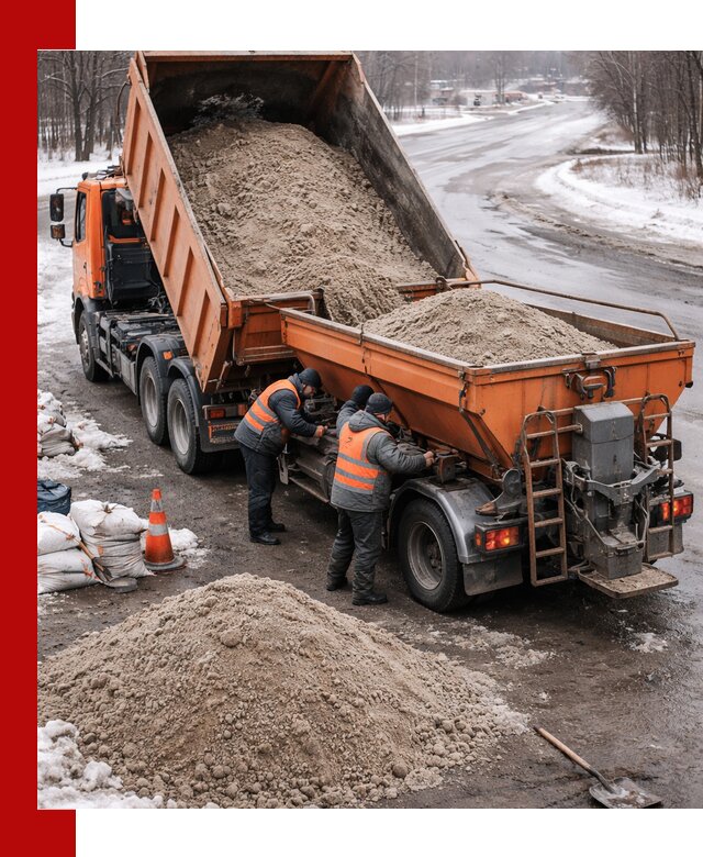 Поставка и вывоз пескосоля в Киржаче оптом и в розницу