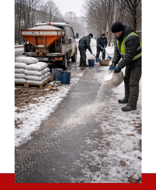 Реагент против гололеда в Киржаче с доставкой от 4640 р. | ПРОНЕРУДКрж