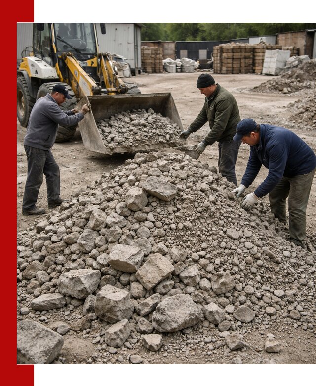 Демонтаж и вывоз бой бетона в Киржаче