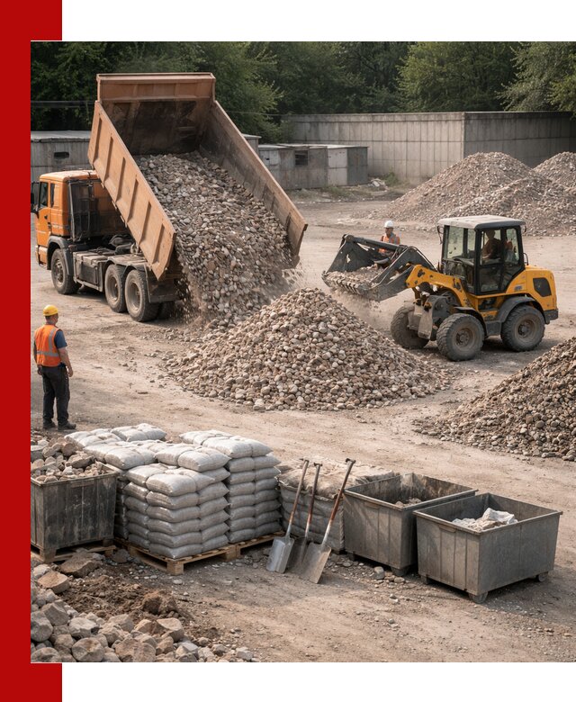 Вторичные материалы для отсыпки в Киржаче — поставка и доставка