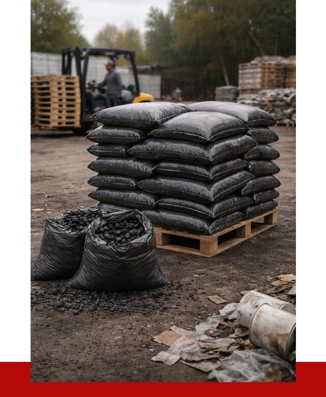 Купить уголь в мешках с доставкой в Киржаче от 7733 р. | ПРОНЕРУДКрж