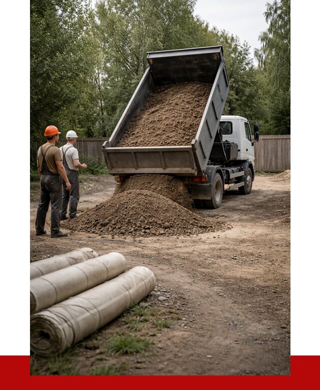 Доставка сыпучих материалов самосвалом в Киржач от 4330 р. | ПРОНЕРУДКрж
