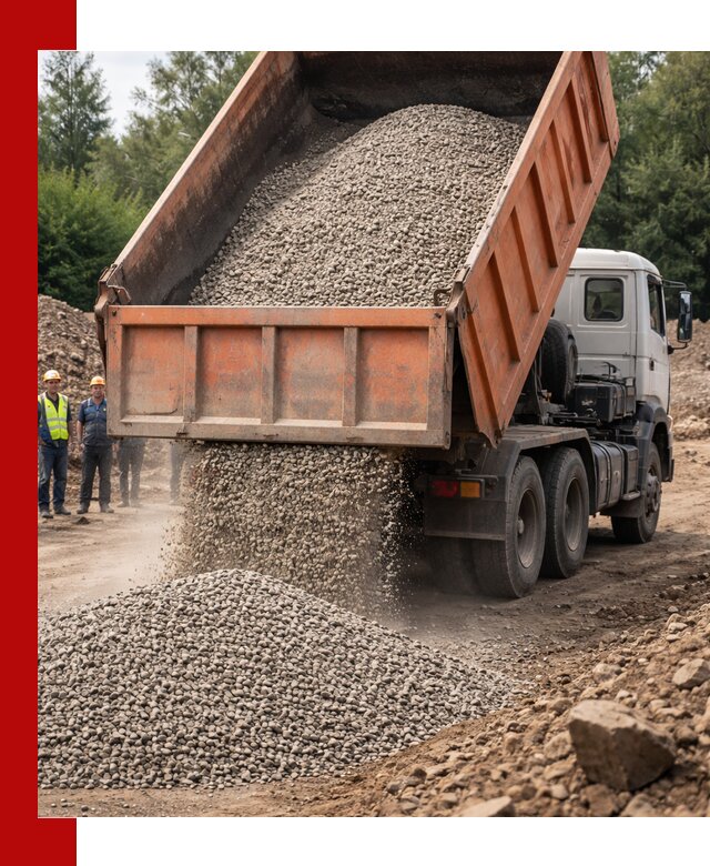 Доставка сыпучих материалов самосвалом в Киржаче быстро и надежно