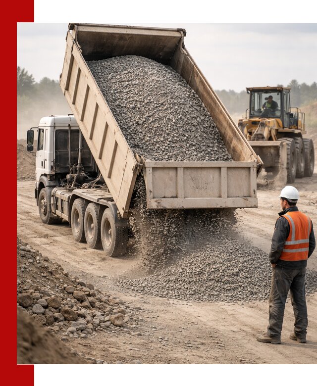 Доставка самосвалом 40 кубов цемента и сыпучих в Киржаче