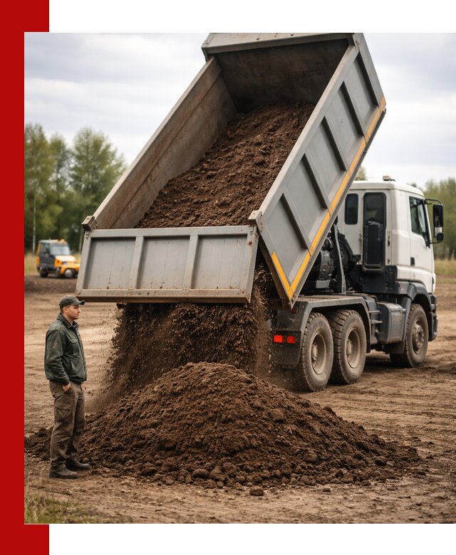 Аренда самосвала с водителем в Киржаче для сыпучих грузов и навоза