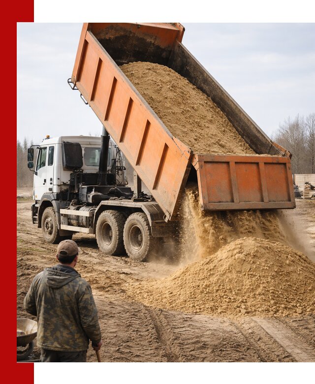 Аренда самосвала 20 тонн для перевозки грузов в Киржаче