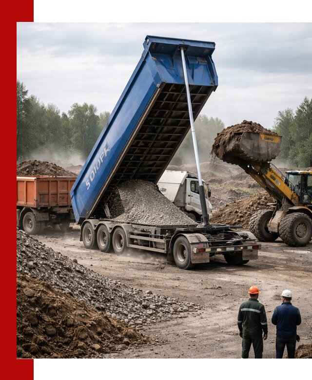 Аренда тонар 40 тонн в Киржаче с доставкой материалов