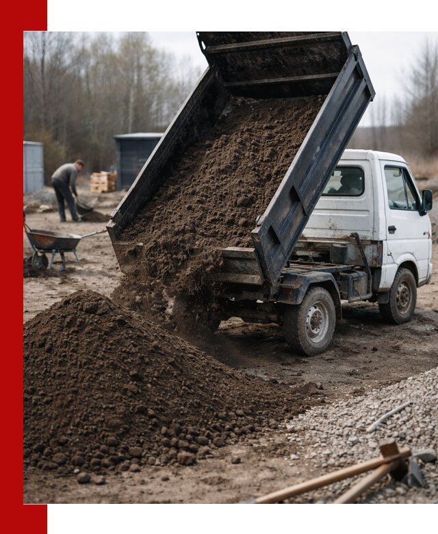 Аренда минисамосвала в Киржаче для доставки сыпучих материалов