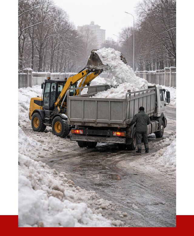 Вывоз снега с погрузкой в Киржаче от 3609 р. ПРОНЕРУДКрж