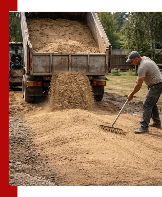 Отсыпка участка песком в Киржаче быстро и качественно