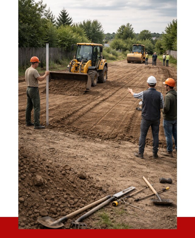 Планировка участка грунтом в Киржаче от 4640 р ПРОНЕРУДКрж