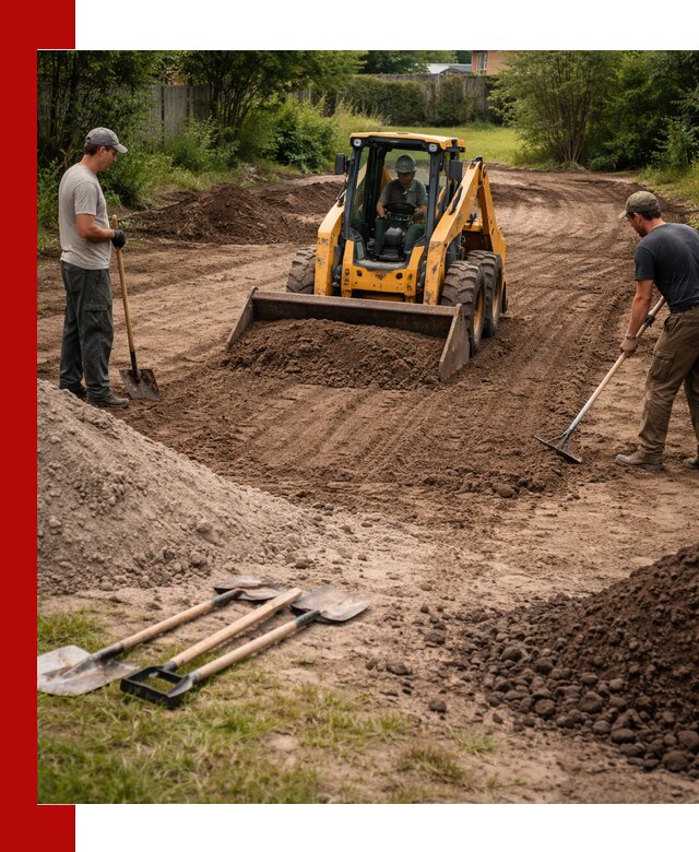 Планировка участка грунтом с вывозом и доставкой в Киржаче