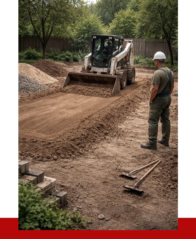 Выравнивание участка под ключ в Киржаче от 3609 р. | ПРОНЕРУДКрж