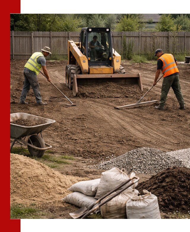 Выравнивание участка под строительство и благоустройство в Киржаче